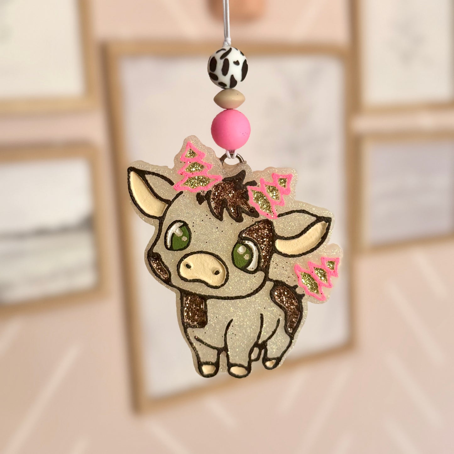 Christmas Tree Cow Freshie Mold