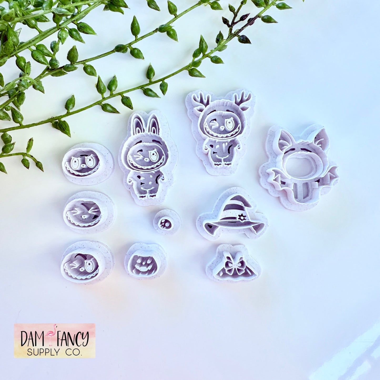 Cute Monster Builder Clay Earring Cutters