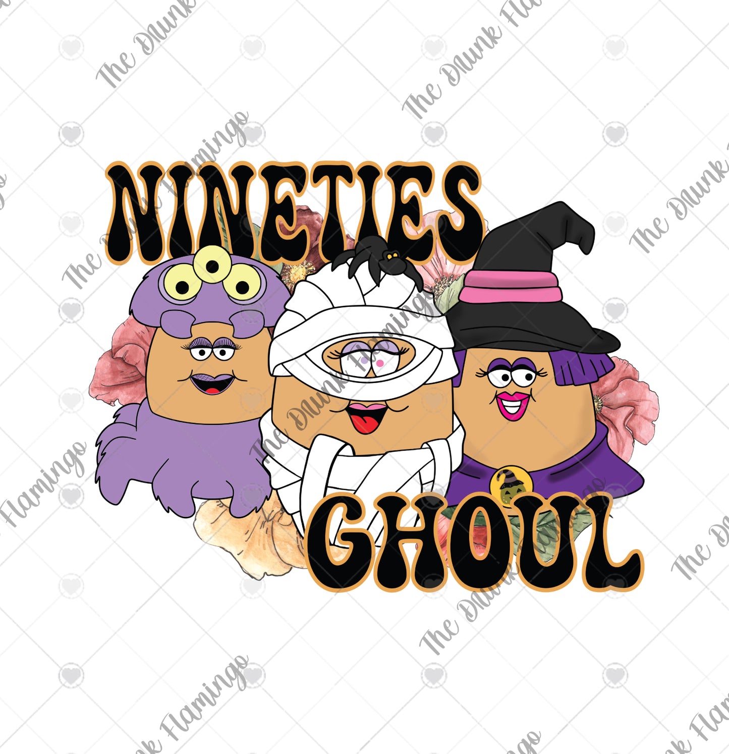 100- Nineties Ghoul WHITE decal