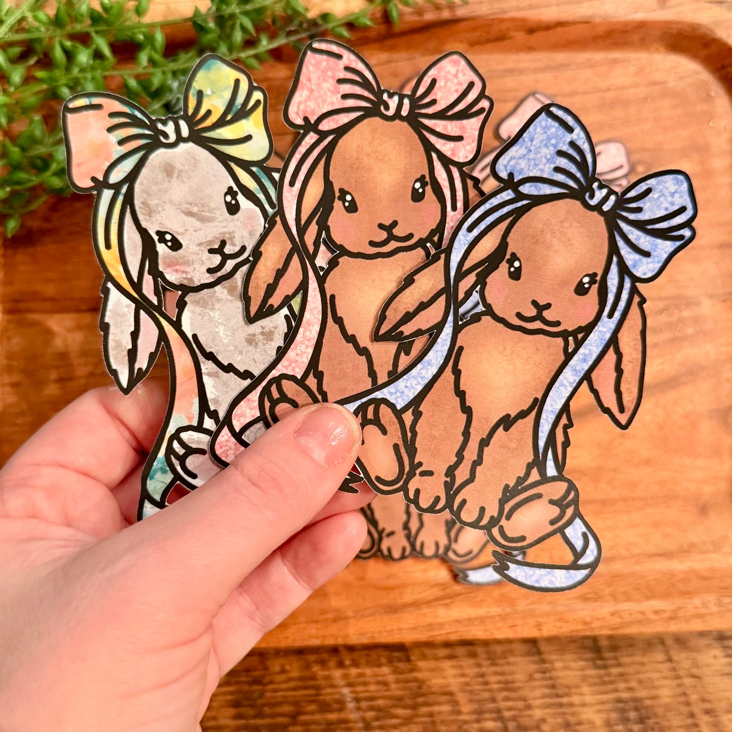 Velveteen Bunny CARDSTOCK
