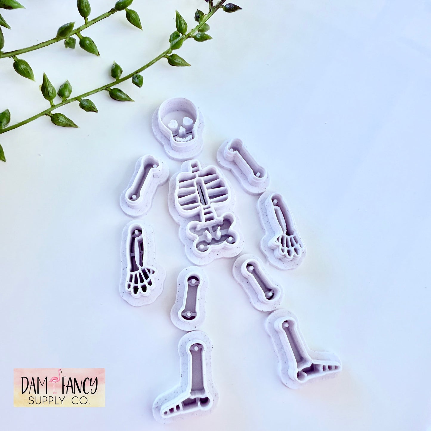 Skeleton Builder Clay Earring Cutters