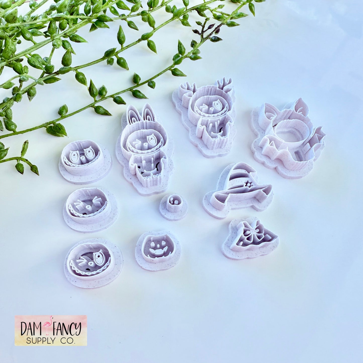 Cute Monster Builder Clay Earring Cutters