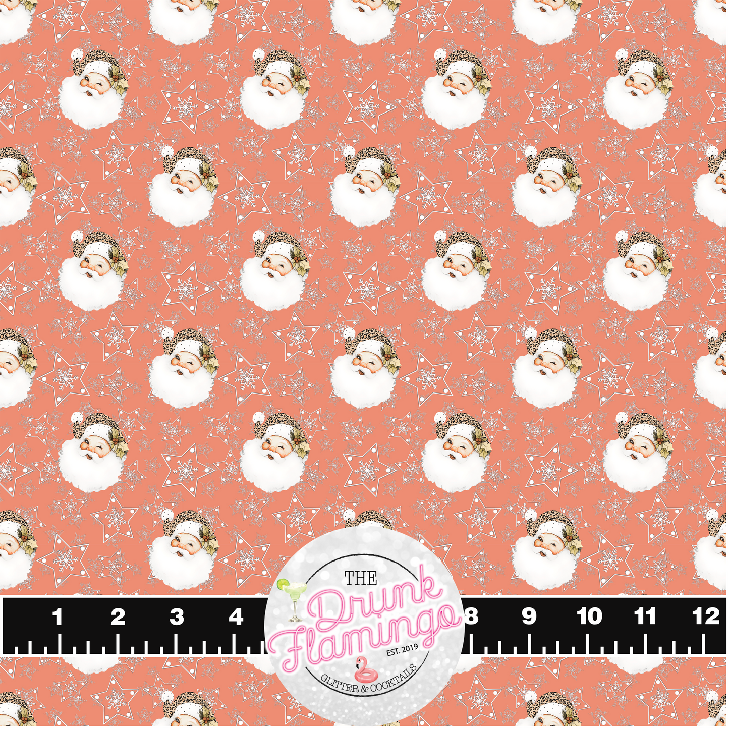 271- Coral Vintage Santas