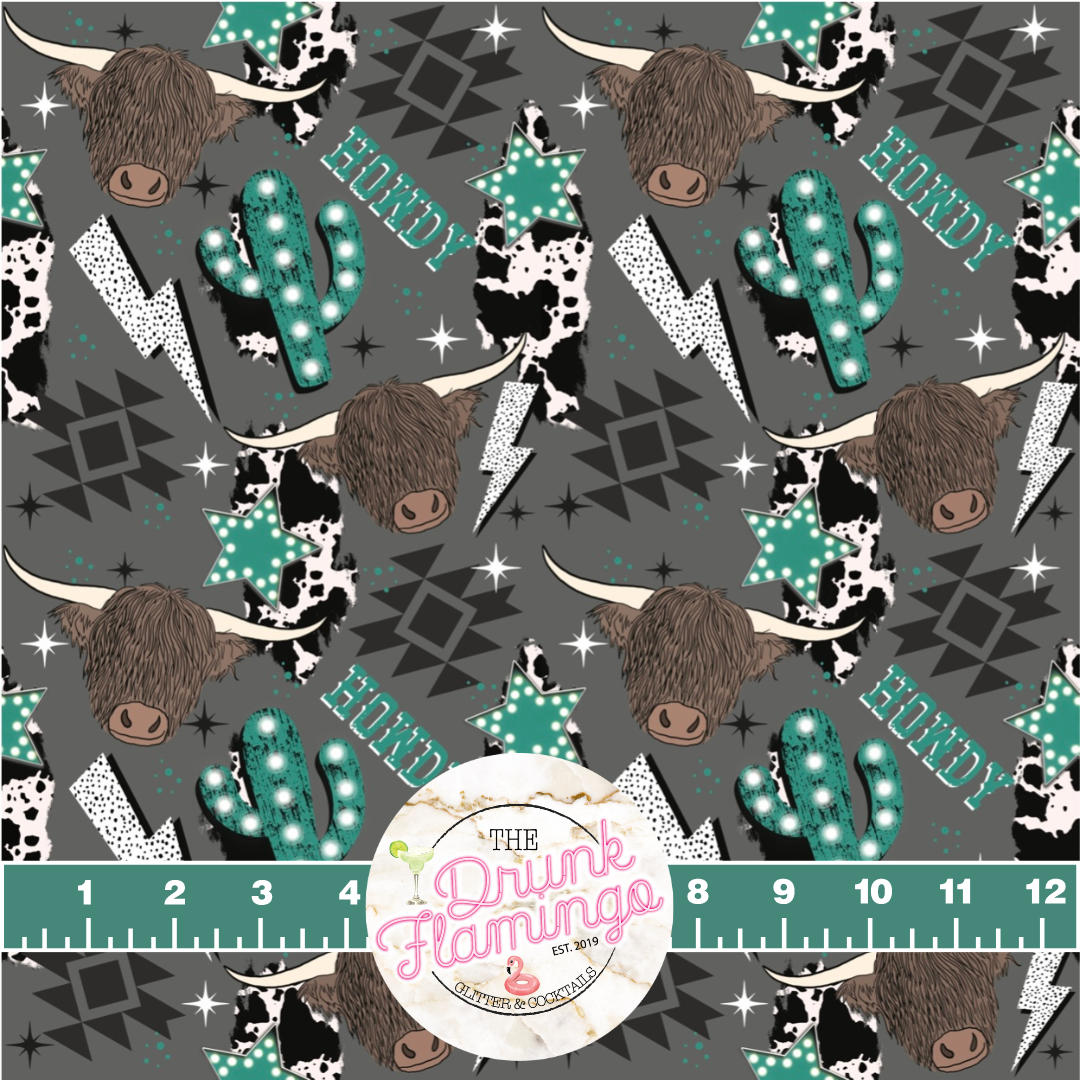 9- Trendy wester teal and gray