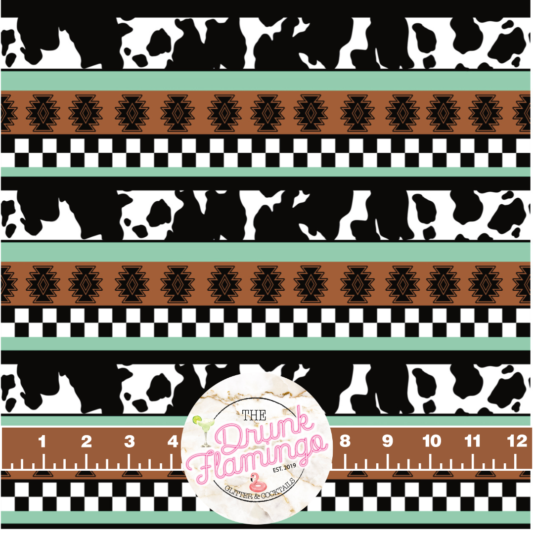 16- Cowhide serape