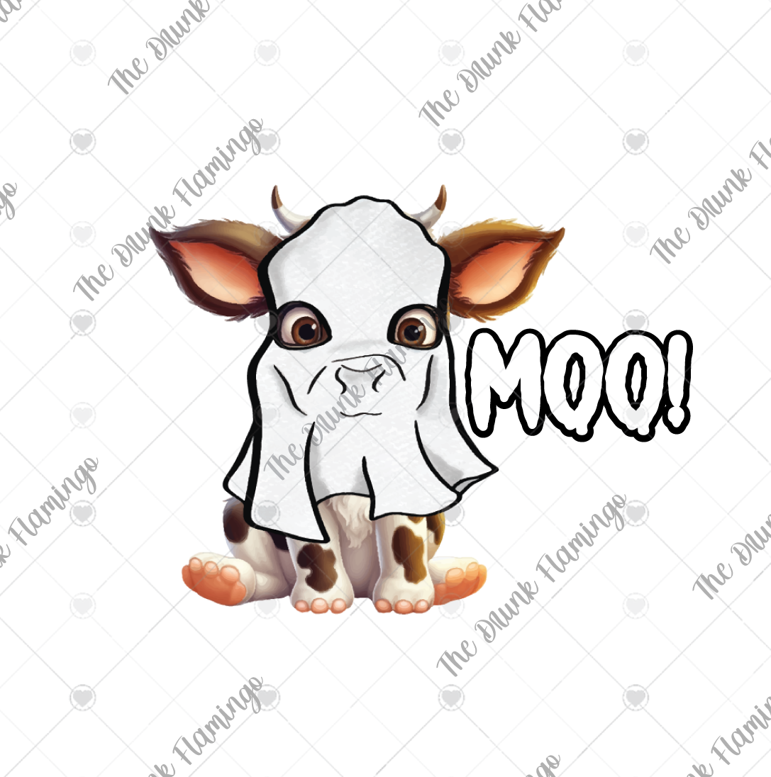 76-MOO! WHITE backed decal