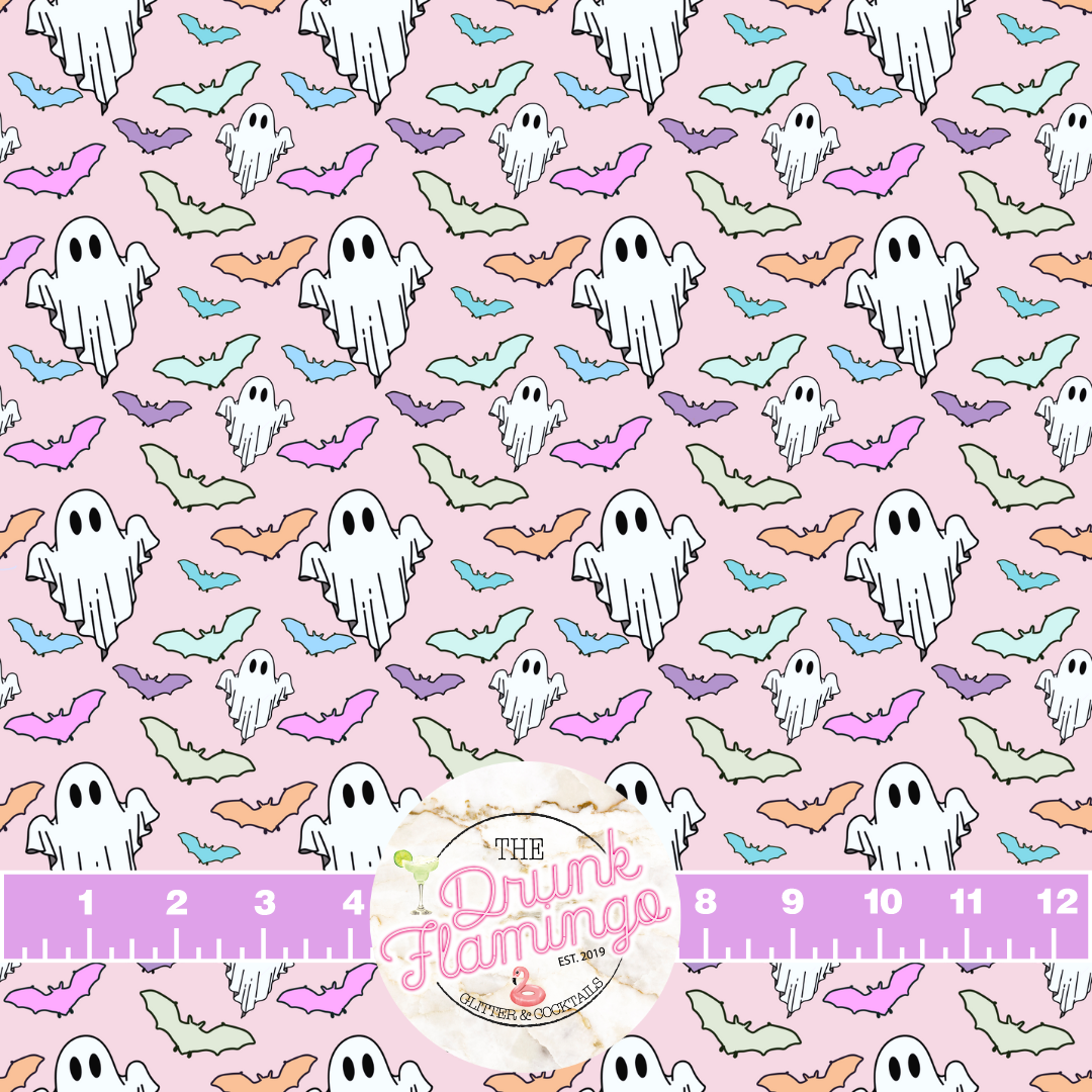 34- Vintage Pink Ghosts