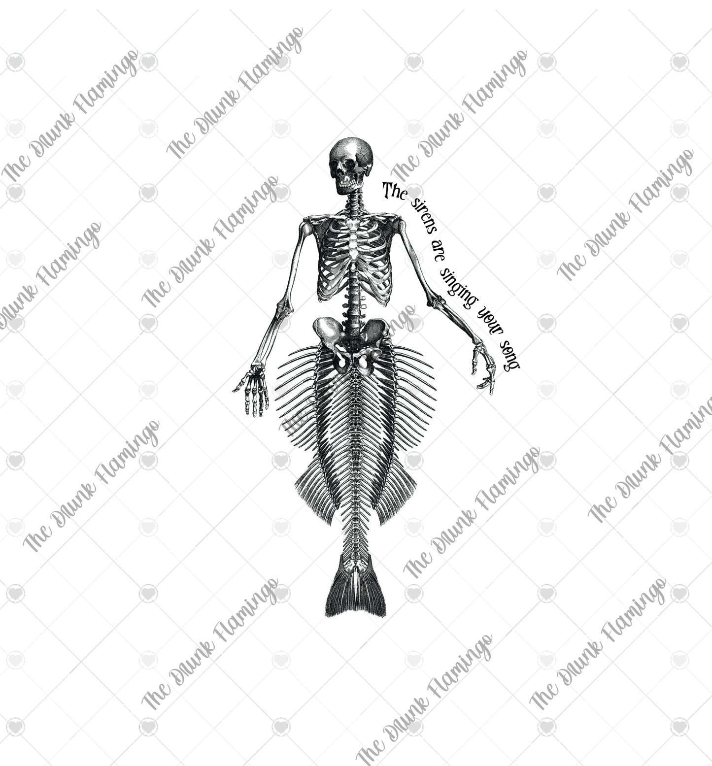 TD1- The Sirens are singing your song TRANSPARENT DECAL