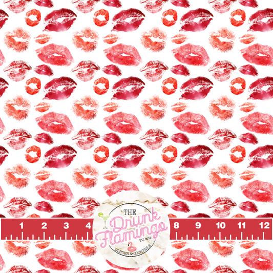 71- Red Lipstick Kisses