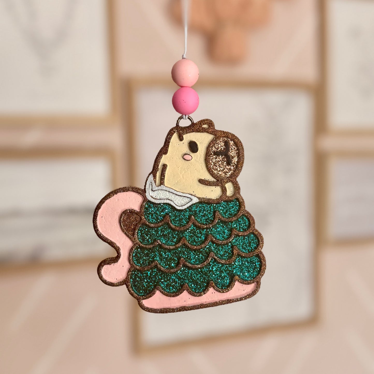 Capybara in a Tree Mug Freshie Mold