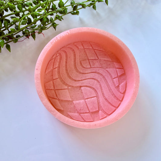 Disco Ball with Waves Freshie Mold