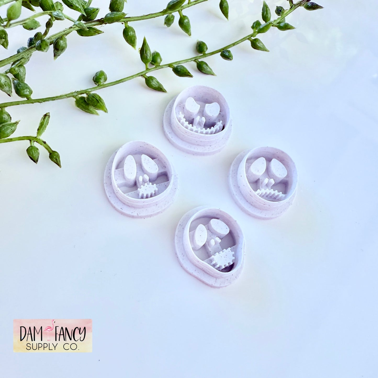 Pumpkin King Faces Clay Earring Cutters