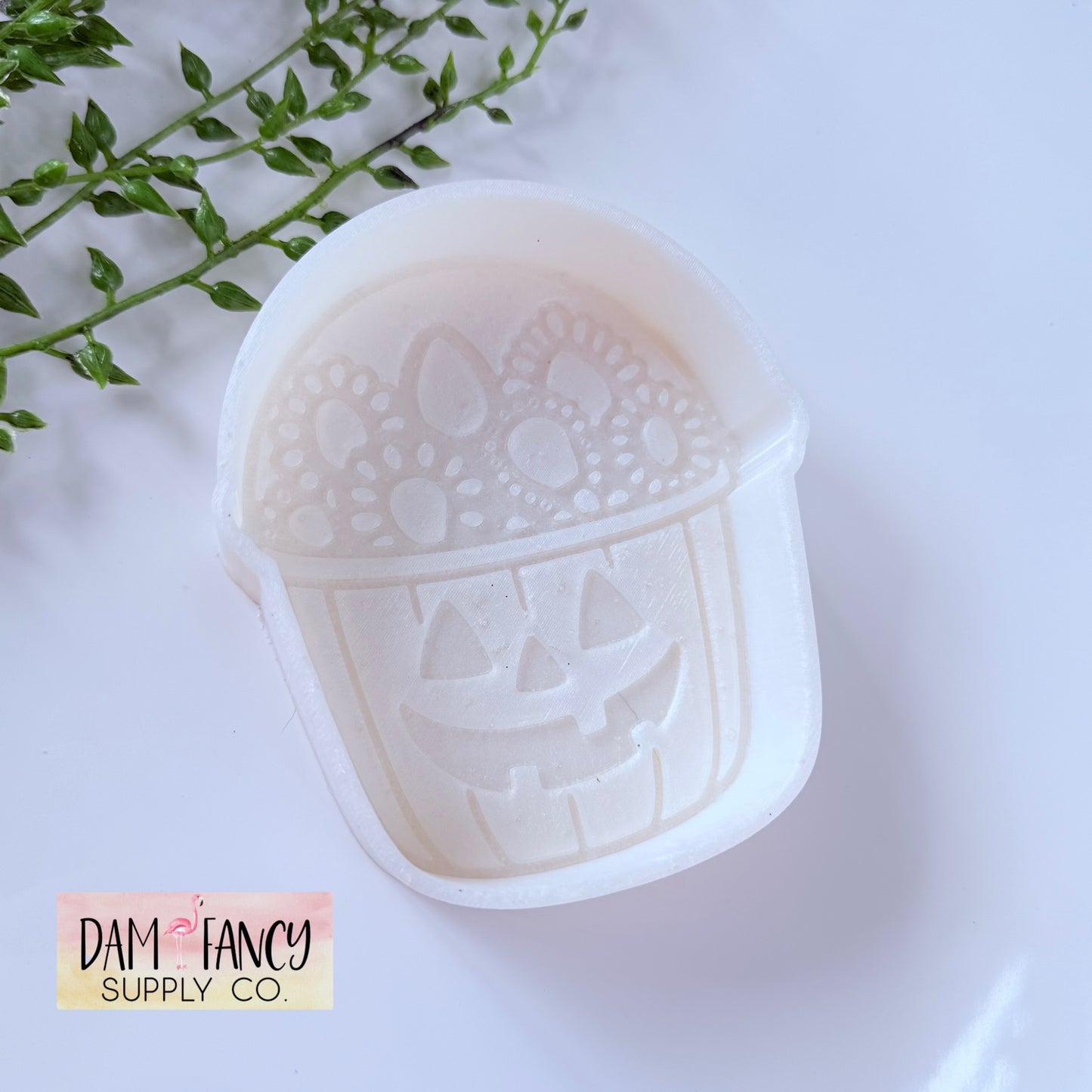 Turquoise Pumpkin Pail Freshie Mold