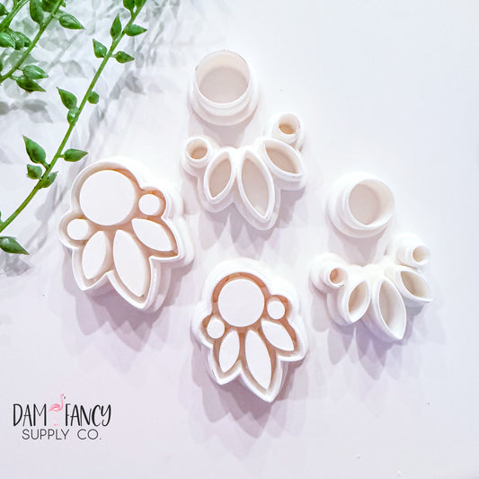 Bezel Earrings 1