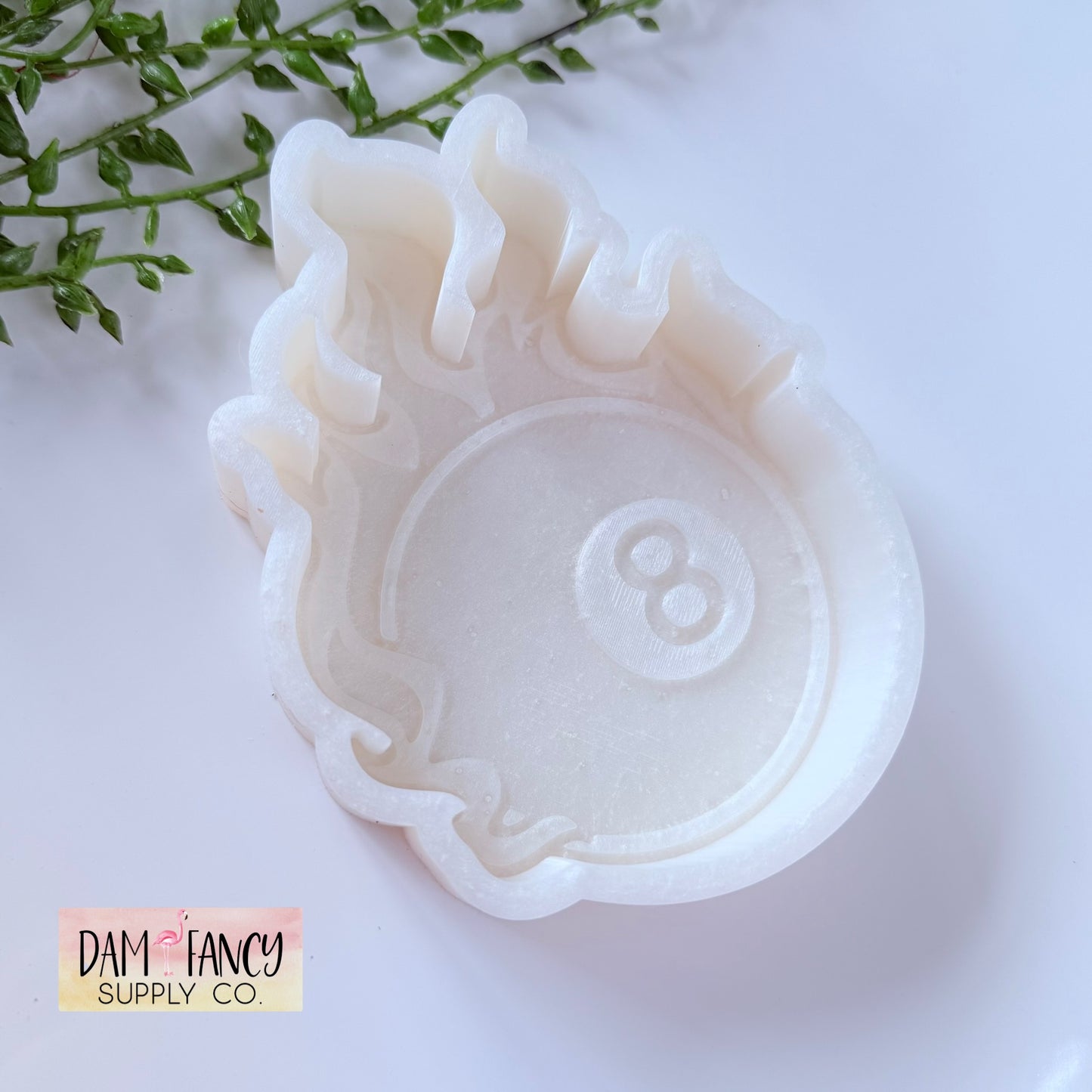 Flame 8 Ball Freshie Mold