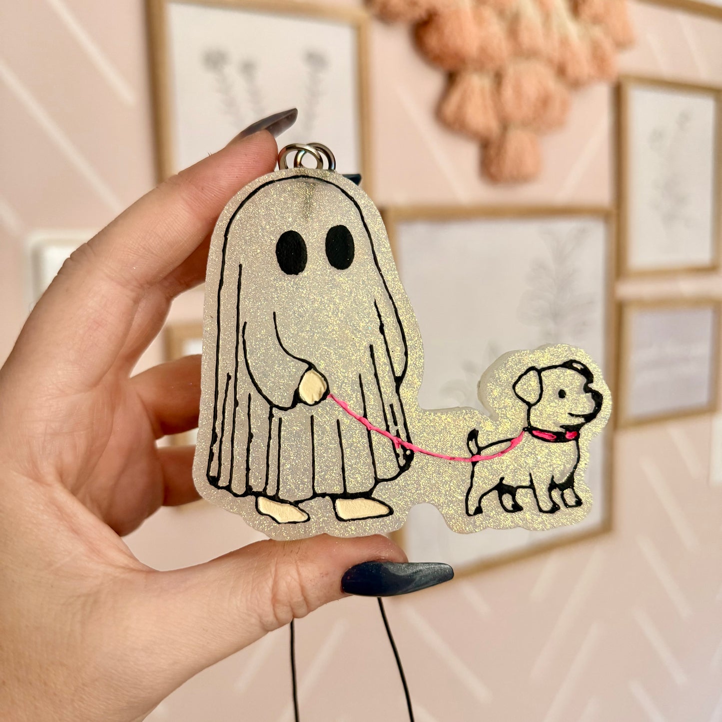 Dog Walking Ghost Freshie Mold