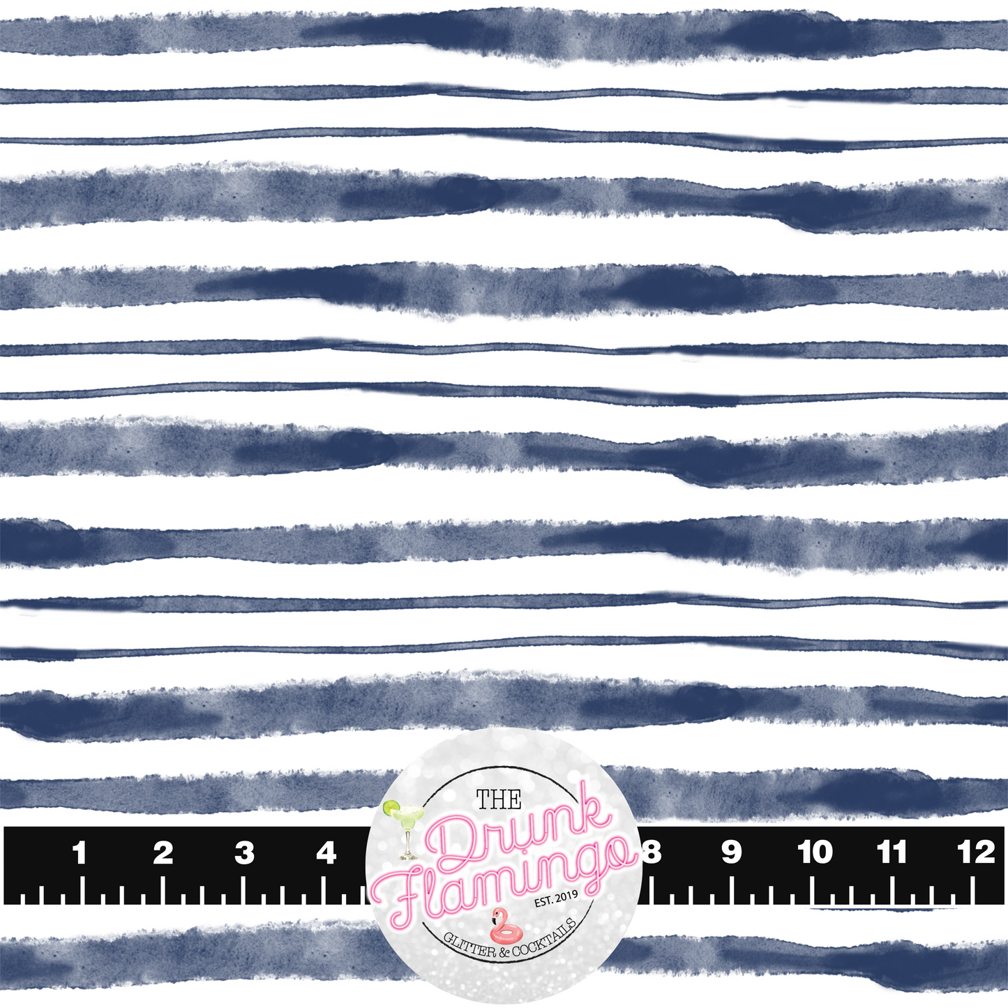 234- Distressed Navy Stripes