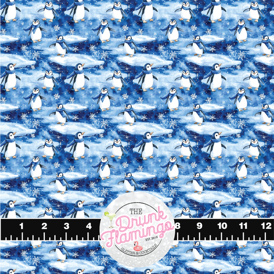 275- Blue Winter Penguins