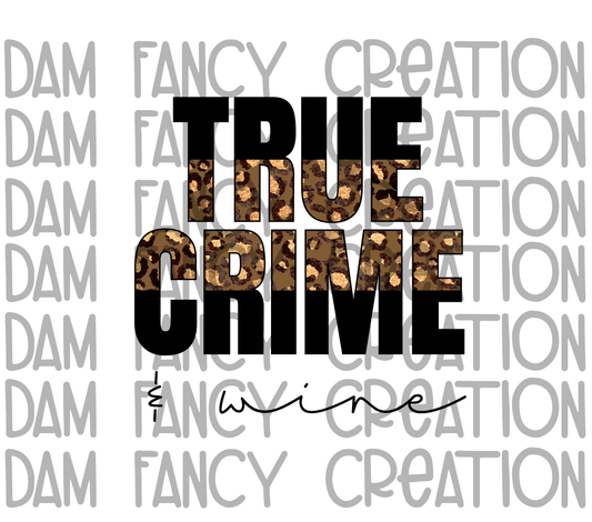 true crime & wine digital download