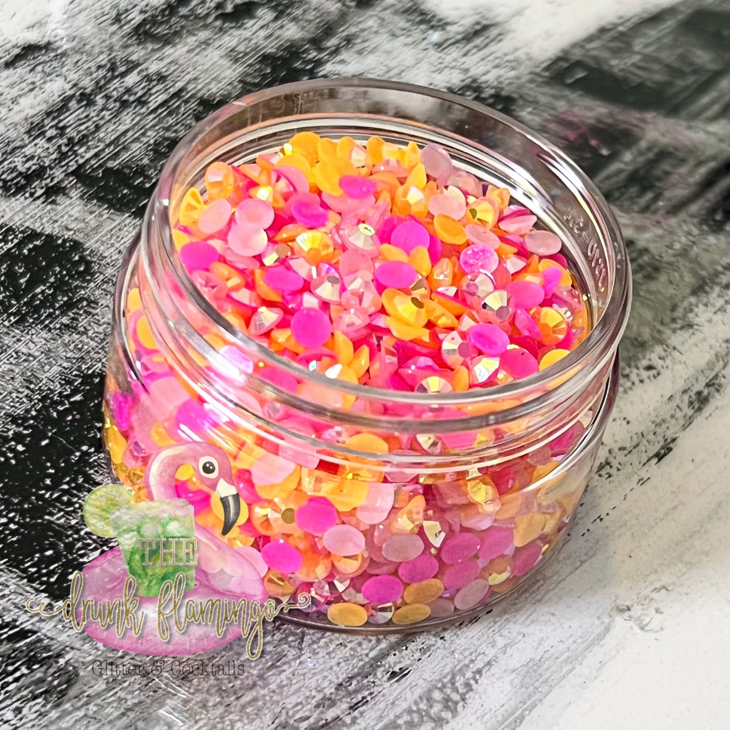 Summer vibes jelly rhinestone mix (choose your size)