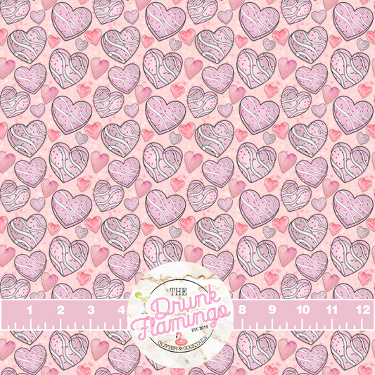 65- Pink Valentine Snack Cakes