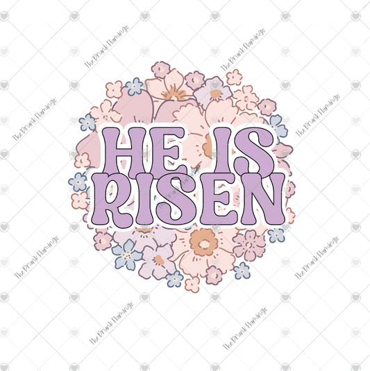 33- He is risen floral